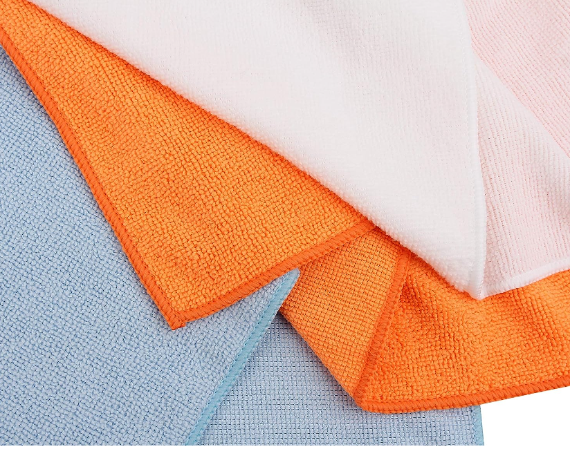 Tricol Clean Certified Recycled Microfiber Cleaning Cloths, Made from Plastic Bottles